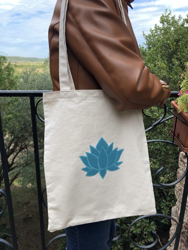 Tote bag lotus