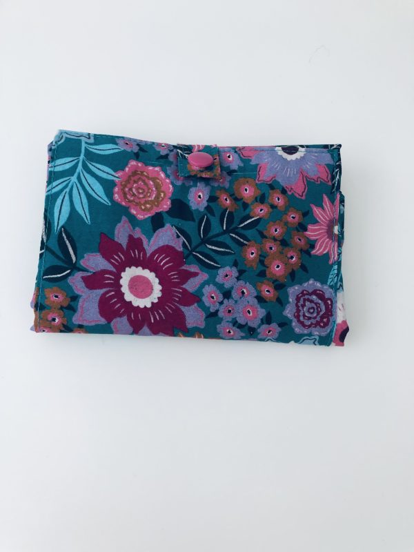 Sac pliable fleuri