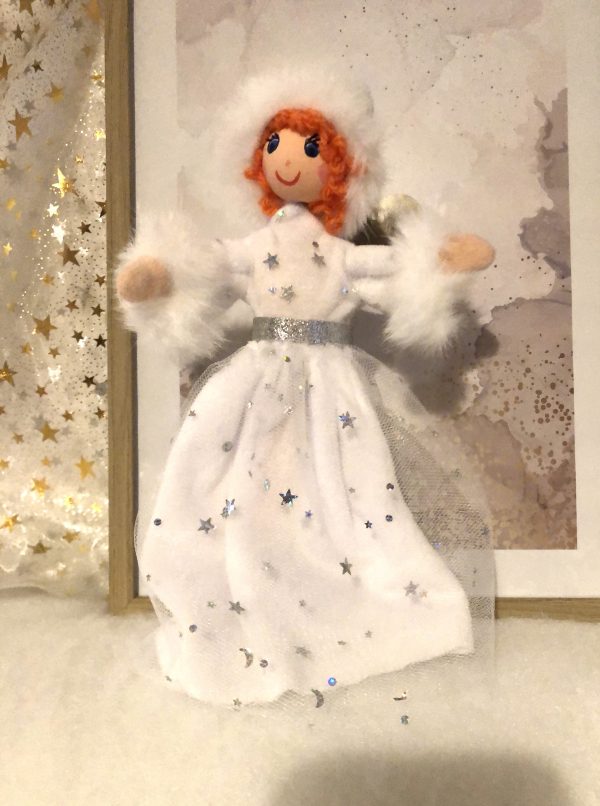 lutine simple Lutin blanc au féminin avec saxophone