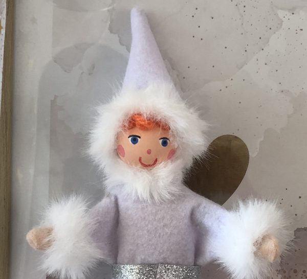 Lutin uni blanc/ choix de couleur possible